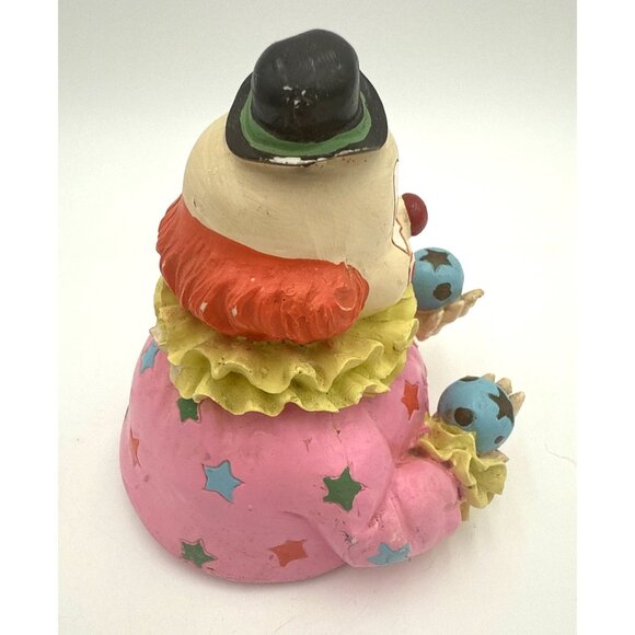 Vintage Ceramic Clown Figurine Revolving Music Box Works - Picture 4 of 6